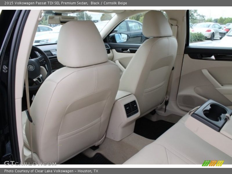 Black / Cornsilk Beige 2015 Volkswagen Passat TDI SEL Premium Sedan