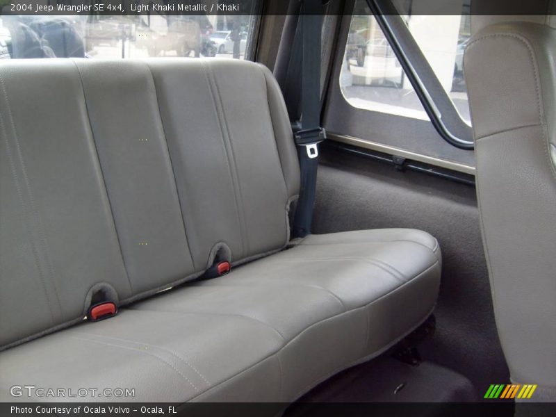 Light Khaki Metallic / Khaki 2004 Jeep Wrangler SE 4x4