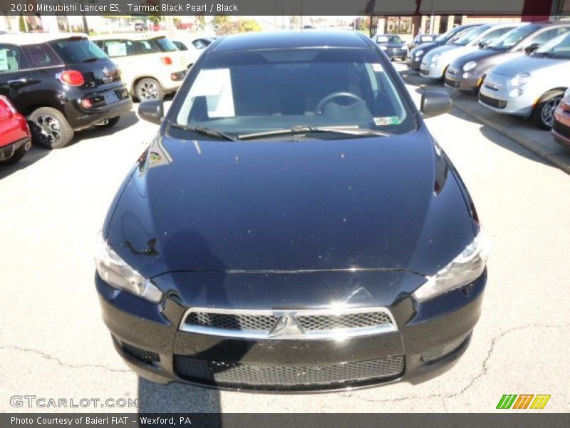 Tarmac Black Pearl / Black 2010 Mitsubishi Lancer ES