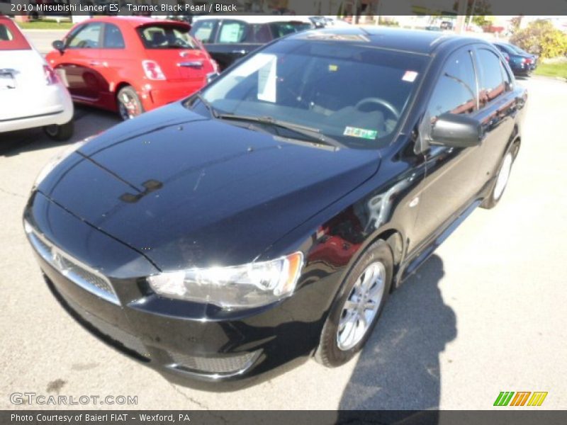 Tarmac Black Pearl / Black 2010 Mitsubishi Lancer ES