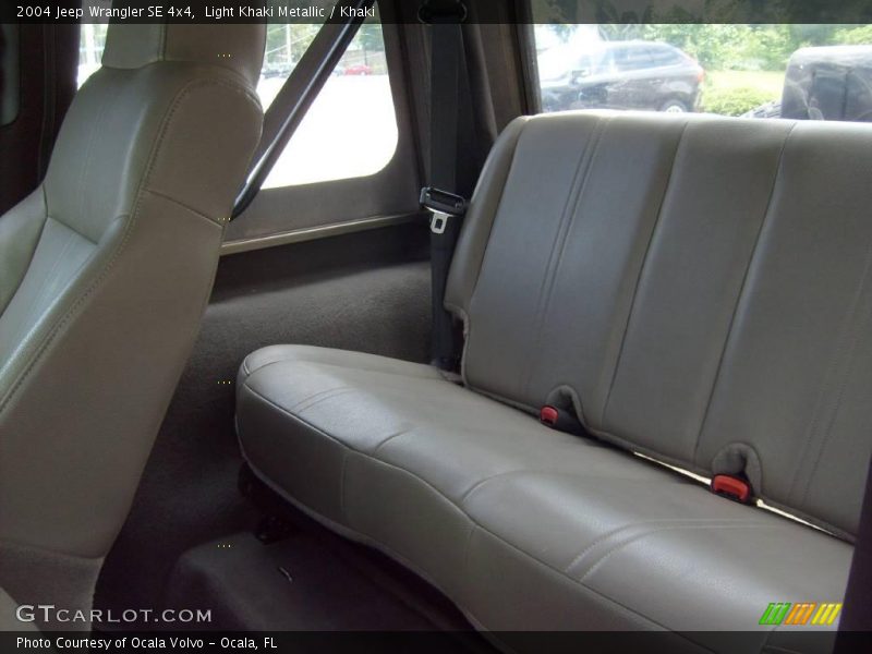 Light Khaki Metallic / Khaki 2004 Jeep Wrangler SE 4x4