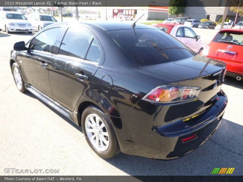 Tarmac Black Pearl / Black 2010 Mitsubishi Lancer ES