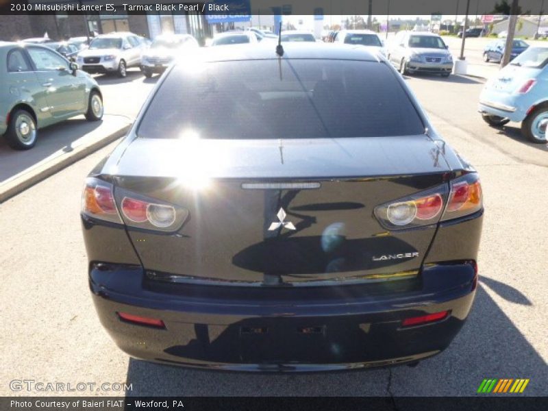 Tarmac Black Pearl / Black 2010 Mitsubishi Lancer ES