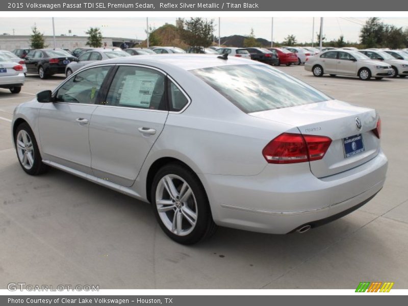 Reflex Silver Metallic / Titan Black 2015 Volkswagen Passat TDI SEL Premium Sedan