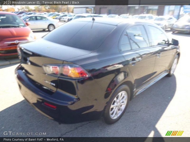 Tarmac Black Pearl / Black 2010 Mitsubishi Lancer ES
