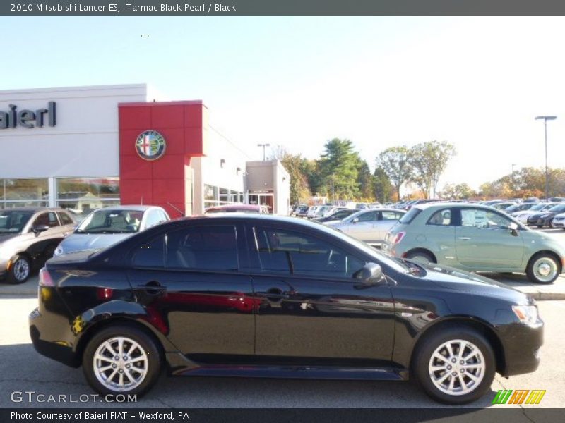 Tarmac Black Pearl / Black 2010 Mitsubishi Lancer ES