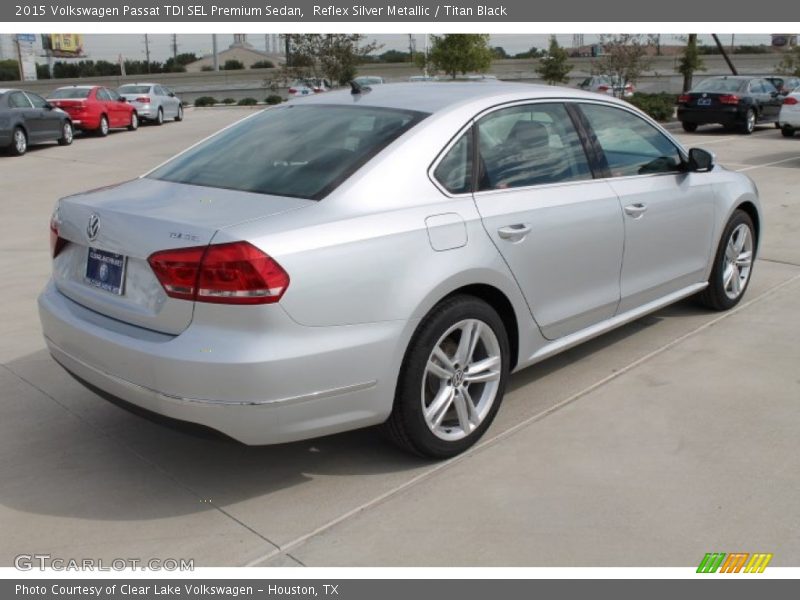Reflex Silver Metallic / Titan Black 2015 Volkswagen Passat TDI SEL Premium Sedan