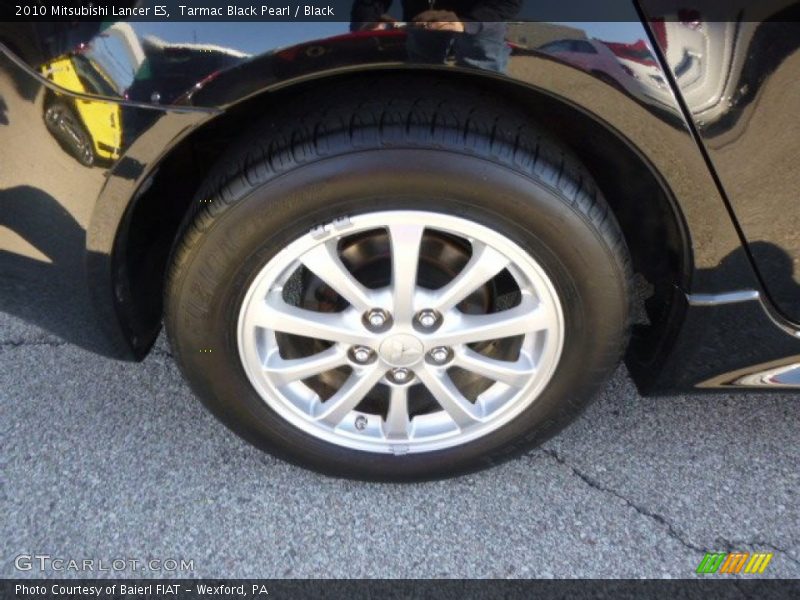 Tarmac Black Pearl / Black 2010 Mitsubishi Lancer ES