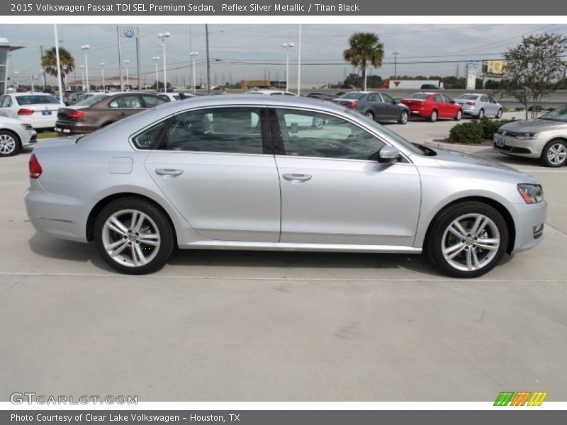 Reflex Silver Metallic / Titan Black 2015 Volkswagen Passat TDI SEL Premium Sedan
