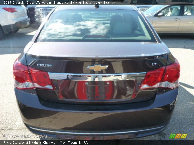 Autumn Bronze Metallic / Jet Black/Medium Titanium 2015 Chevrolet Cruze LT