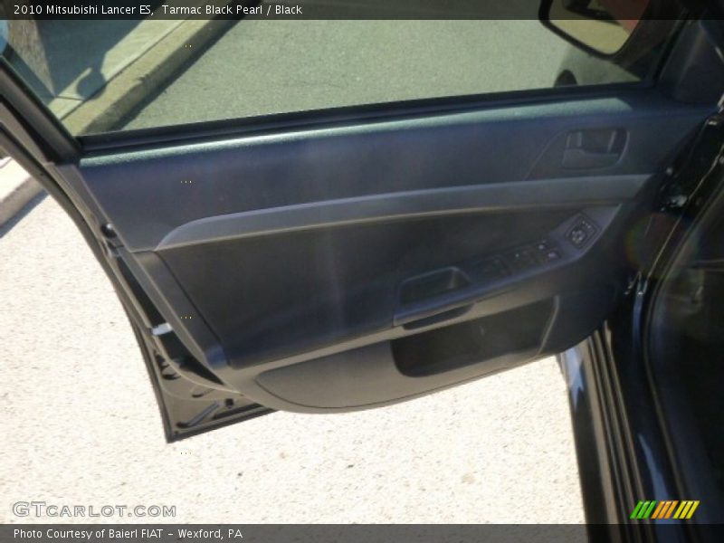 Tarmac Black Pearl / Black 2010 Mitsubishi Lancer ES