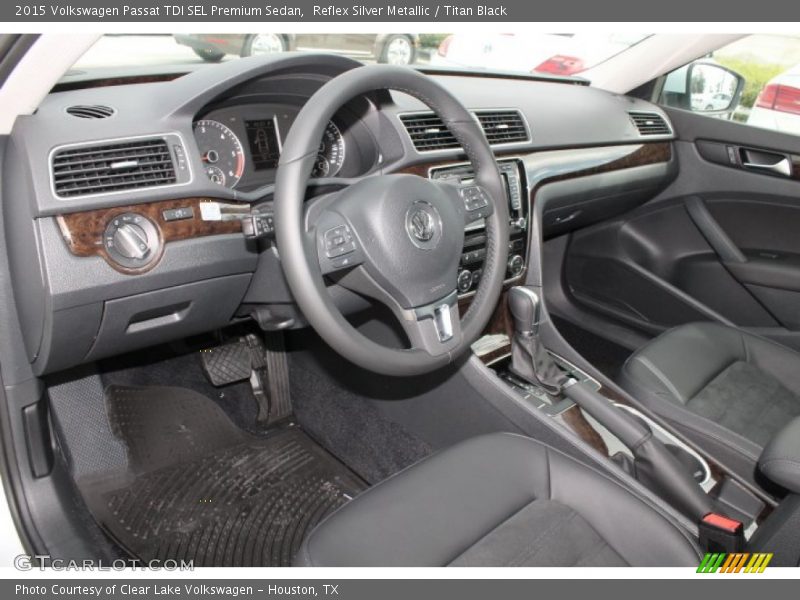 Reflex Silver Metallic / Titan Black 2015 Volkswagen Passat TDI SEL Premium Sedan
