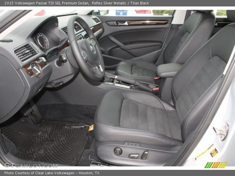 Reflex Silver Metallic / Titan Black 2015 Volkswagen Passat TDI SEL Premium Sedan