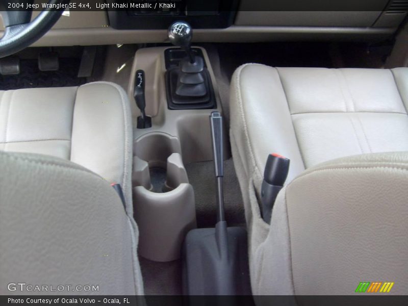 Light Khaki Metallic / Khaki 2004 Jeep Wrangler SE 4x4