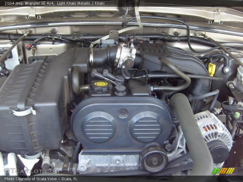 Light Khaki Metallic / Khaki 2004 Jeep Wrangler SE 4x4