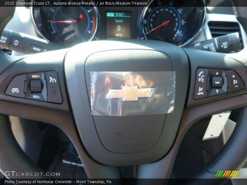 Autumn Bronze Metallic / Jet Black/Medium Titanium 2015 Chevrolet Cruze LT