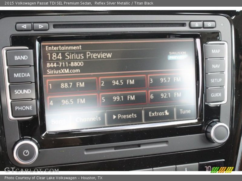 Reflex Silver Metallic / Titan Black 2015 Volkswagen Passat TDI SEL Premium Sedan