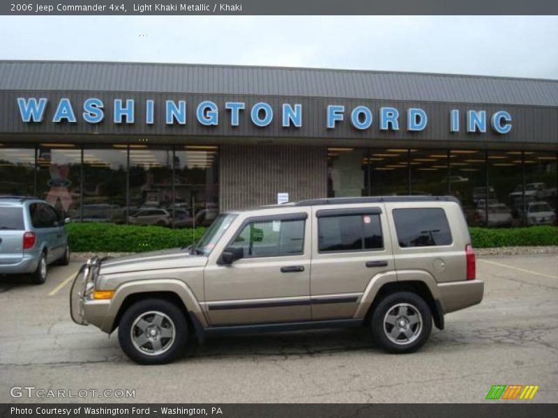 Light Khaki Metallic / Khaki 2006 Jeep Commander 4x4