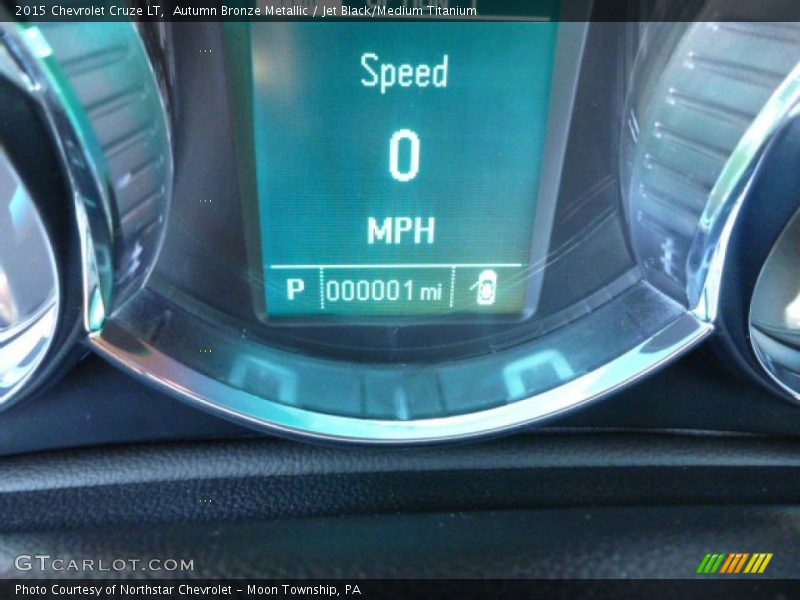 Autumn Bronze Metallic / Jet Black/Medium Titanium 2015 Chevrolet Cruze LT