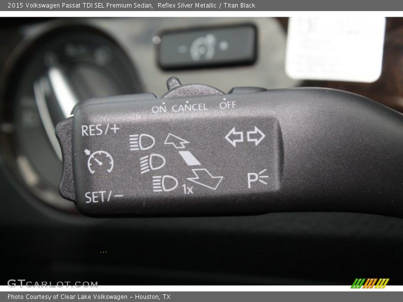 Reflex Silver Metallic / Titan Black 2015 Volkswagen Passat TDI SEL Premium Sedan