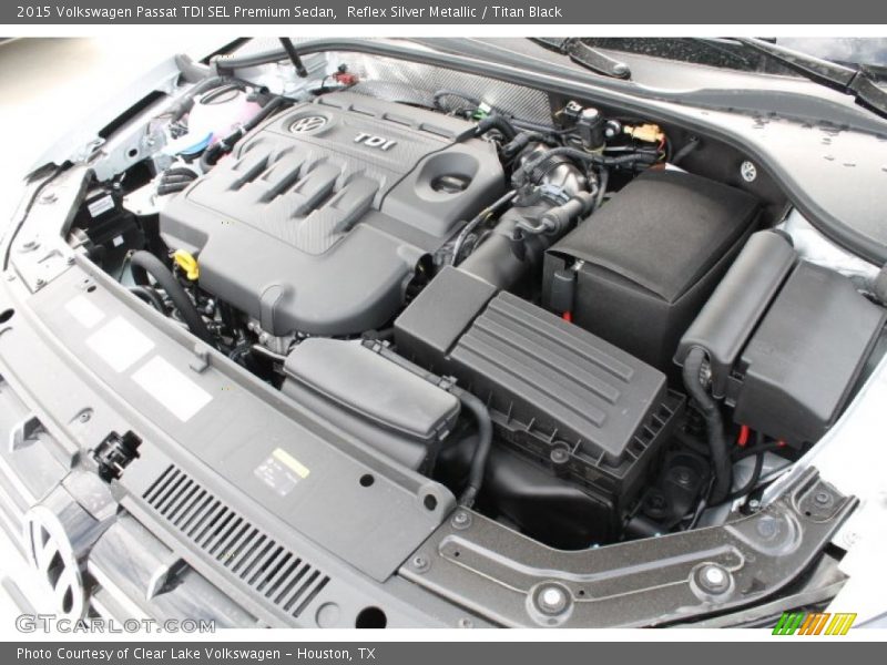 Reflex Silver Metallic / Titan Black 2015 Volkswagen Passat TDI SEL Premium Sedan