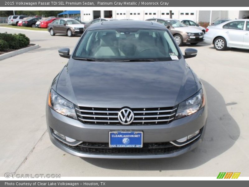 Platinum Gray Metallic / Moonrock Gray 2015 Volkswagen Passat TDI SEL Premium Sedan