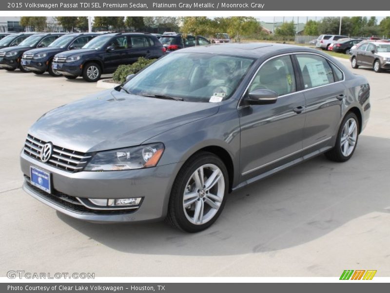 Platinum Gray Metallic / Moonrock Gray 2015 Volkswagen Passat TDI SEL Premium Sedan