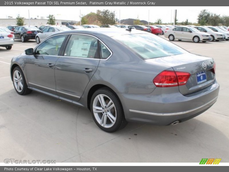 Platinum Gray Metallic / Moonrock Gray 2015 Volkswagen Passat TDI SEL Premium Sedan