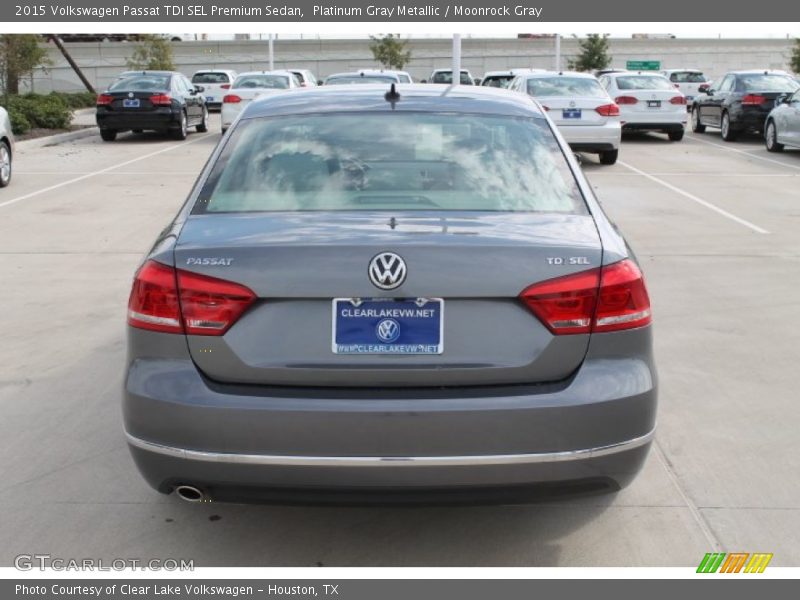 Platinum Gray Metallic / Moonrock Gray 2015 Volkswagen Passat TDI SEL Premium Sedan