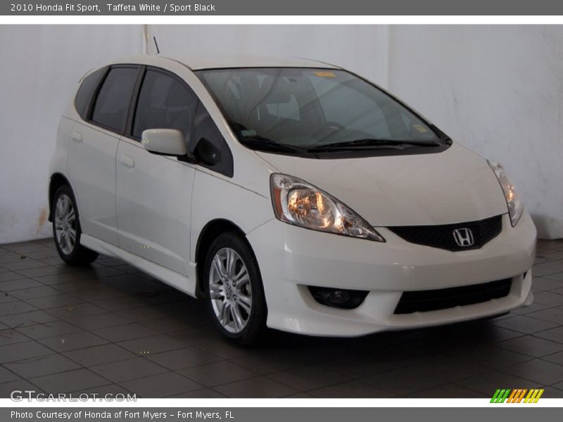 Taffeta White / Sport Black 2010 Honda Fit Sport