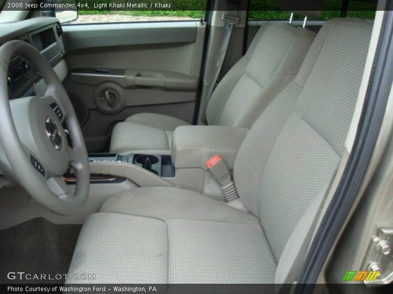Light Khaki Metallic / Khaki 2006 Jeep Commander 4x4