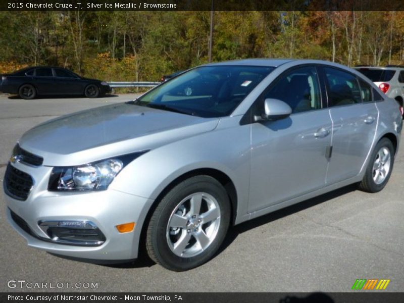 Silver Ice Metallic / Brownstone 2015 Chevrolet Cruze LT