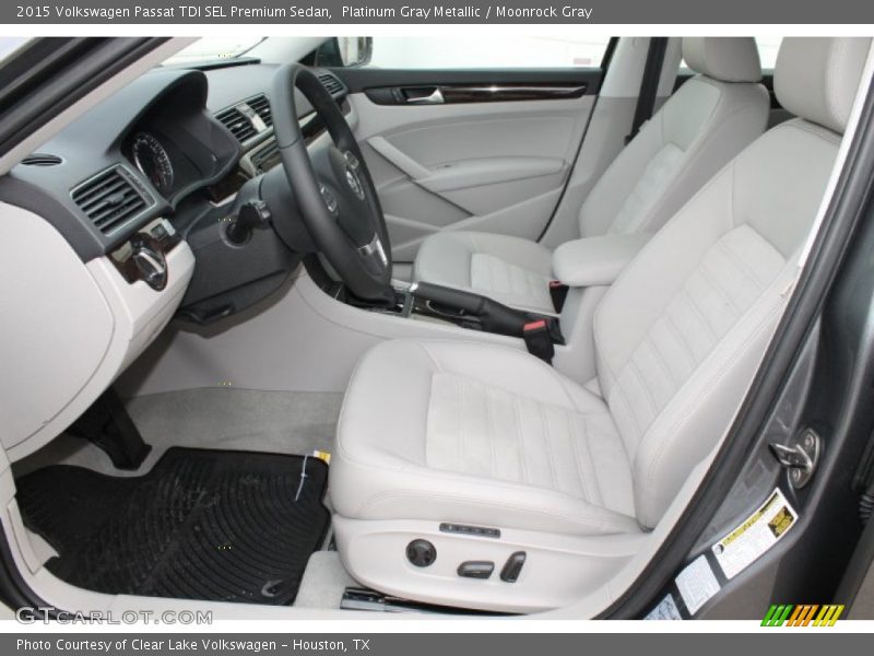 Front Seat of 2015 Passat TDI SEL Premium Sedan