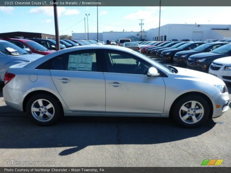Silver Ice Metallic / Brownstone 2015 Chevrolet Cruze LT