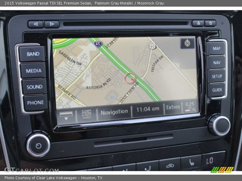Navigation of 2015 Passat TDI SEL Premium Sedan