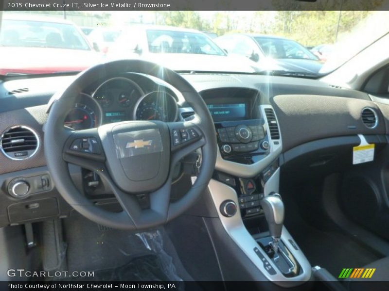 Silver Ice Metallic / Brownstone 2015 Chevrolet Cruze LT