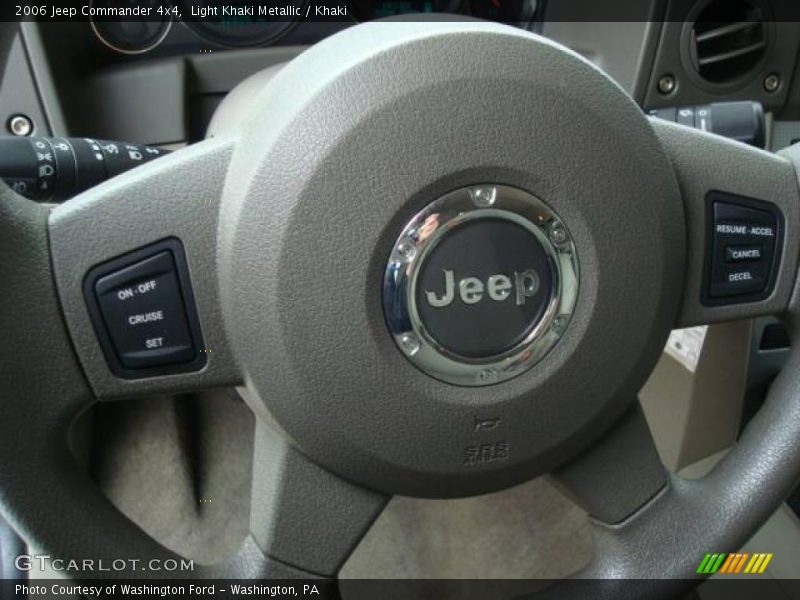Light Khaki Metallic / Khaki 2006 Jeep Commander 4x4