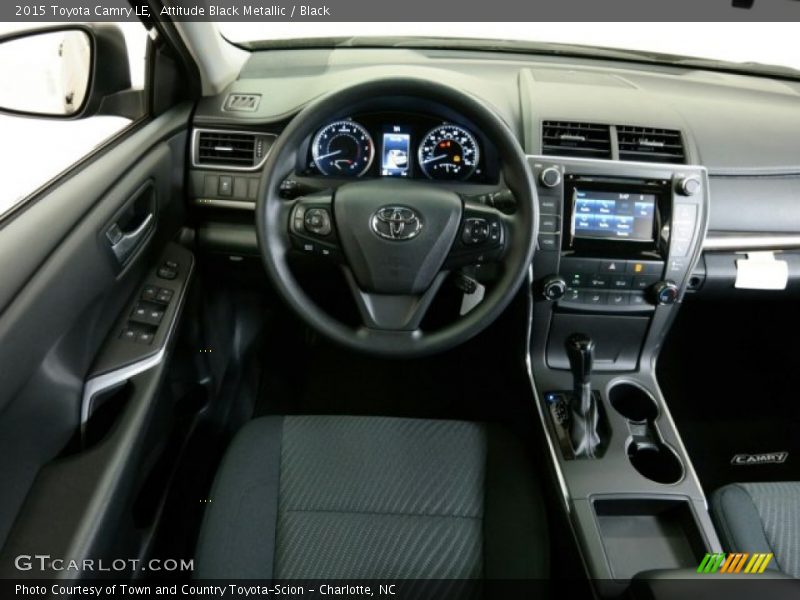 Attitude Black Metallic / Black 2015 Toyota Camry LE