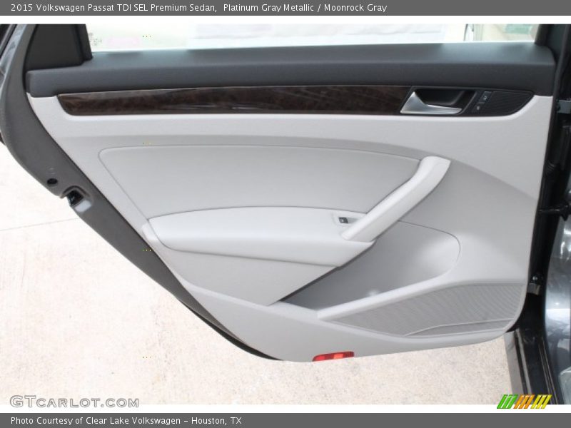 Platinum Gray Metallic / Moonrock Gray 2015 Volkswagen Passat TDI SEL Premium Sedan