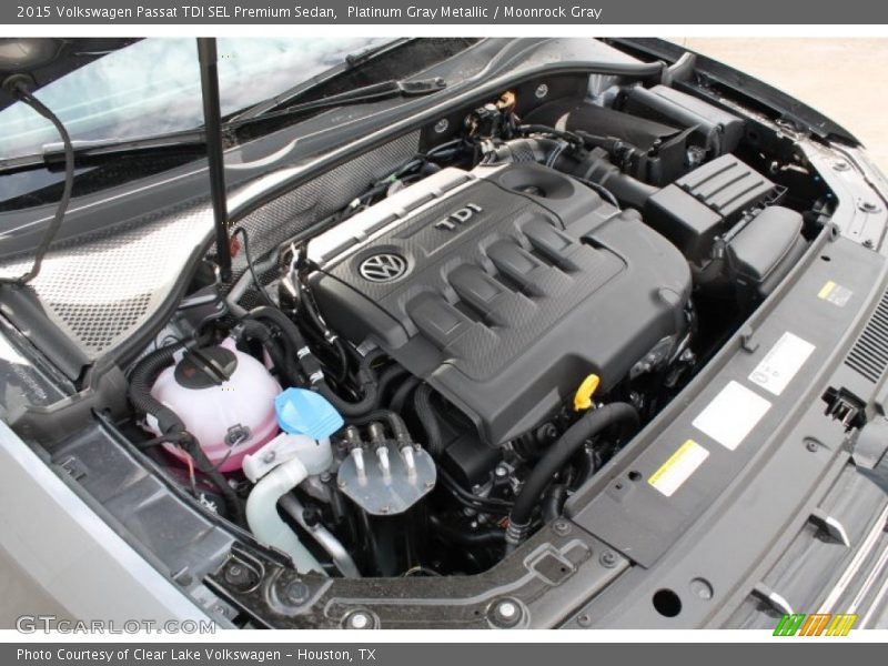 Platinum Gray Metallic / Moonrock Gray 2015 Volkswagen Passat TDI SEL Premium Sedan