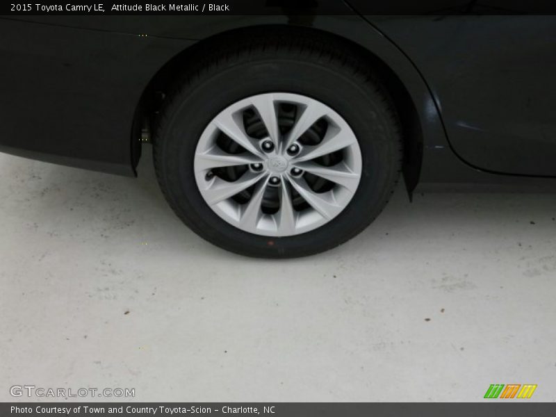 Attitude Black Metallic / Black 2015 Toyota Camry LE