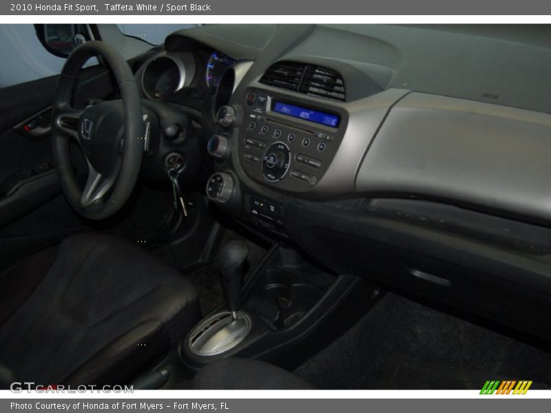 Taffeta White / Sport Black 2010 Honda Fit Sport