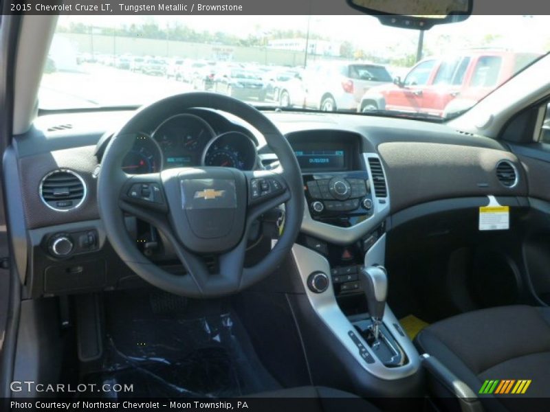 Tungsten Metallic / Brownstone 2015 Chevrolet Cruze LT