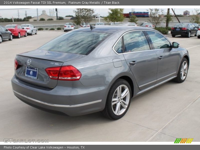 Platinum Gray Metallic / Titan Black 2014 Volkswagen Passat TDI SEL Premium