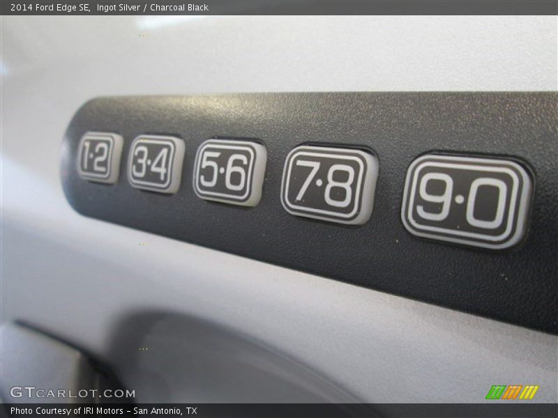 Ingot Silver / Charcoal Black 2014 Ford Edge SE