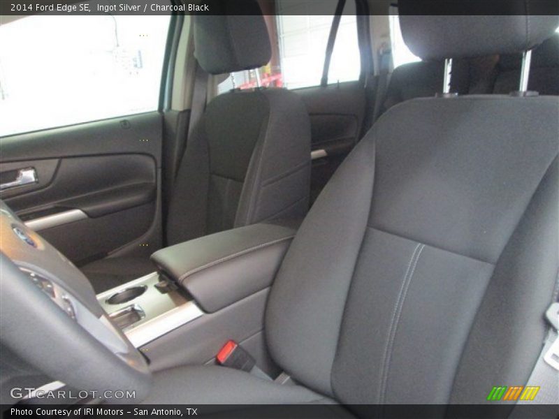 Ingot Silver / Charcoal Black 2014 Ford Edge SE