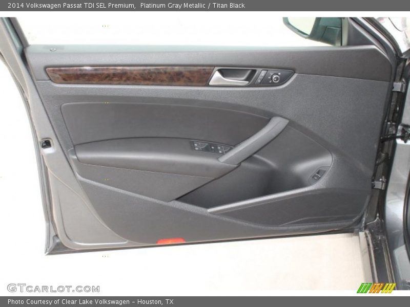 Platinum Gray Metallic / Titan Black 2014 Volkswagen Passat TDI SEL Premium