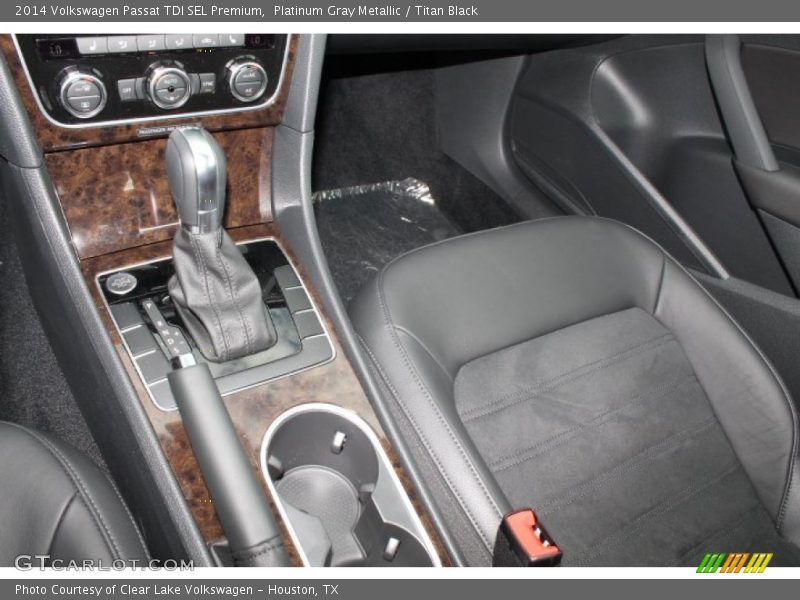 Platinum Gray Metallic / Titan Black 2014 Volkswagen Passat TDI SEL Premium