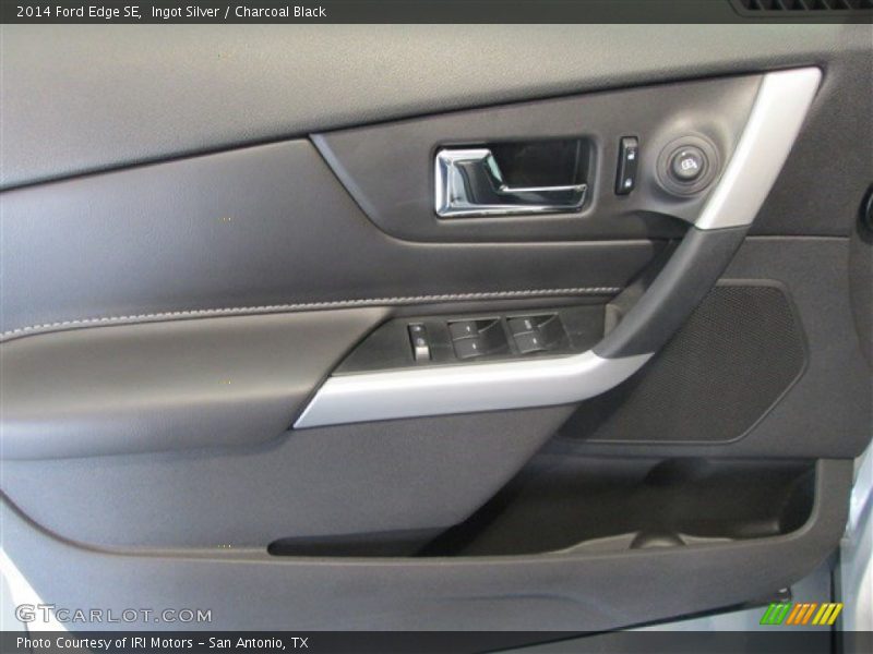 Ingot Silver / Charcoal Black 2014 Ford Edge SE