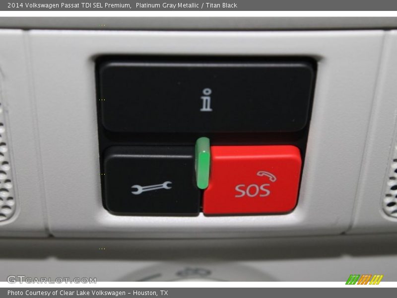 Platinum Gray Metallic / Titan Black 2014 Volkswagen Passat TDI SEL Premium